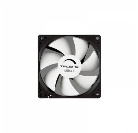 Tacens Aura II Ventilador Ultrasilencioso - Rodamiento Fluxus II - Aspas Aerodinamicas - Tornillos Antivibracion - 12 dB(A) Ruido - Color Negro