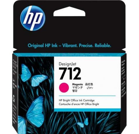 HP 712 Magenta Cartucho de Tinta Original - 3ED68A