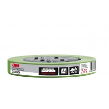 3M Cinta de Enmascarar Profesional para Superficies Rugosas - 18mm x 50m - Color Verde