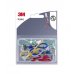 3M Pack de 10 Lazos con Pinza para Colgar - Clip Multiusos - Colores Surtidos