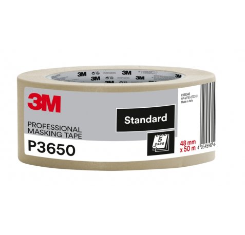 3M Cinta de Enmascarar Profesional - 48mm x 50m - Color Blanco