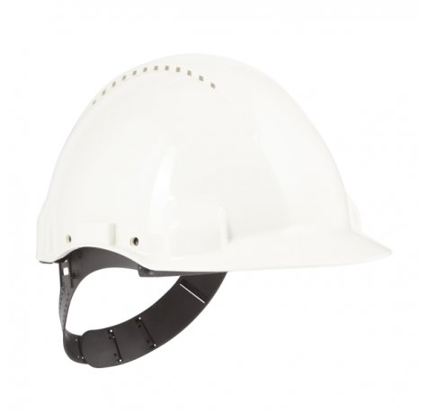 3M Casco de Proteccion - con Ventilacion - Sensor Uvicator - Pin de Ajuste - Color Blanco