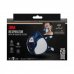 3M Mascarilla de Media Cara - Filtros Integrados - Proteccion Contra Vapores Organicos - Reutilizable - Color Blanco/Azul