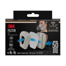 3M Filtros de Repuesto para Mascara de Media Cara - Proteccion Contra Vapores Organicos A2 - Proteccion Contra Altos Niveles de Particulas P3 - Color Gris 3M Filtros de Repuesto para Mascara de Media Cara - Proteccion Contra Vapores Organicos A2 - Proteccion Contra Altos Niveles de Particulas P3 - Color Gris