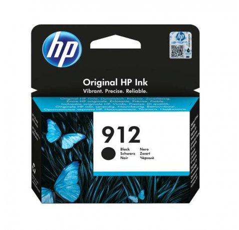 HP 912 Negro Cartucho de Tinta Original - 3YL80AE