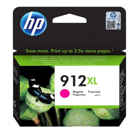 HP 912XL Magenta Cartucho de Tinta Original - 3YL82AE