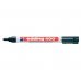 Edding 400 Rotulador Permanente - Punta Redonda - Trazo 1 mm. - Recargable - Secado Rapido - Color Negro (10 uds)