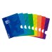 Oxford School Openflex A4 Libreta Grapada - Tapa de Plastico Resistente - 48 Hojas Lisas - Formato A4 - Colores Surtidos (10 uds)