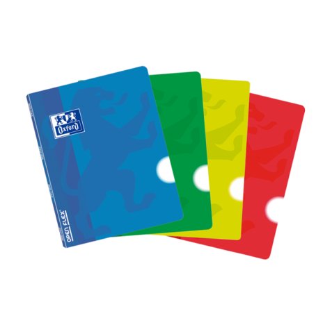 Oxford School Classic Openflex A5 - Tapa de Plastico - Libreta Grapada - Liso - 48 Hojas - Colores Surtidos (10 uds)