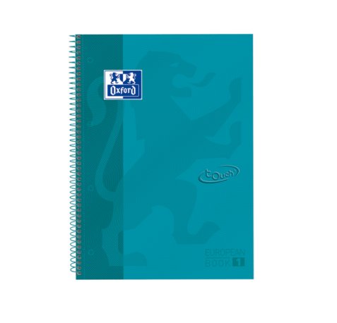 Oxford School Touch Europeanbook 1 A4+ Tapa Extradura - Cuaderno de Tamaño A4+ - Tapa Resistente de Extradura - Cuadricula de 5x5 - 80 Hojas