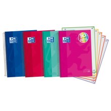 Oxford School Classic A4+ Europeanbook - Tapa Extradura - 5 Liso - 120 Hojas - Colores Surtidos (5 uds)