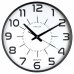 Unilux Unilux Maxi Pop Reloj de Pared - Pila Incluida - Numeros Grandes - Mecanismo Silencioso de Cuarzo - Color Negro