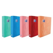 Oxford Carpeta de Anillas Classic Formato A4+ - Tapa Extradura Brillante - Anillas en Forma de D 40mm - Colores Surtidos (10 uds)