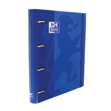 Oxford Classic A4+ Europeanbinder - Tapa Extradura Resistente - Lomo de 45mm - Anillas de 4Dx35mm - Incluye Recambio 5x5 - Color Azul Marino