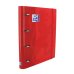 Oxford Europeanbinder Classic A4+ Carpeta de Anillas con Recambio Cuadricula 5x5 - Tapa Extradura - Cierre con Goma Elastica - Color Rojo