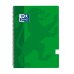 Oxford School Classic Cuaderno Espiral Tapa de Plastico Folio - Pauta 3.5 con Margen - 80 Hojas - Color Verde (5 uds)