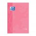Oxford School Classic Cuaderno de Recambio - Tamaño A4 - Tapa Blanda - Encolado - Cuadricula 5x5 - 80 Hojas - Color Rosa Chicle (5 uds)