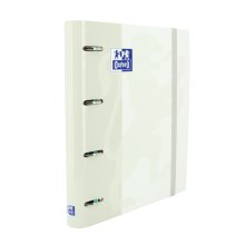 Oxford Classic A4+ Europeanbinder - Tapa Extradura - Lomo 45mm - Anillas 4Dx35mm - Recambio 5x5 - Color Blanco