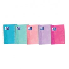 Oxford School Touch A5+ Europeanbook - Tapa Extradura Resistente - 120 Hojas 5 Colores - Tamaño A5+ (5 uds)