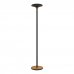 Unilux Lampara de Pie LED Baly Bamboo Negra - Diseño Elegante de Bambu - Iluminacion LED Eficiente - Altura Ajustable - Base Resistente