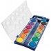Pelikan Acuarelas Opacas 735/K12 Caja 12 Pocillos + 1 Tubo Blanco - Colores Intensos y Faciles de Diluir - Resistente a la Luz - Ideal para uso Escolar