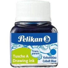 Pelikan Tinta China 523 10ml N.8 - 10ml - Ideal para Dibujo y Caligrafia - Resistente al Agua - Color Azul Cobalto
