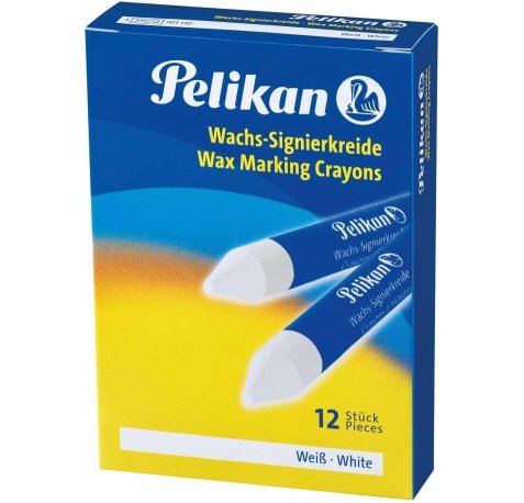 Pelikan Barra para Marcar 772/12 - 12mm - Resistente al Agua - Punta Biselada - Ideal para Resaltar Texto - Color Blanco