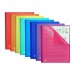 Oxford Urban A4 Carpeta de Fundas Soldadas - Tapa de Plastico Translucido - 40 Fundas - Colores Surtidos (10 uds)
