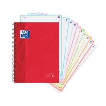 Oxford School Classic A4+ Europeanbook - Tapa Extradura - 150 Hojas - Color Rojo (5 uds)