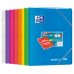 Oxford Easybook Max A4 Libreta Grapada - Tapa de Plastico Resistente - 1 Linea con 2 Margenes - 48 Hojas de Papel de Alta Calidad (10 uds)