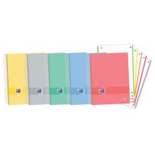 Oxford & You A4+ Europeanbook - Tapa Extradura Resistente - 5 Colores Surtidos - 120 Hojas (5 uds)