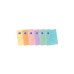 Oxford Easybook A5 Libreta Grapada - Tapa de Plastico Resistente - 48 Hojas con Margen - Diseño Pastel 4x4 - Ideal para Tomar Apuntes y Organizar tus Ideas (10 uds)