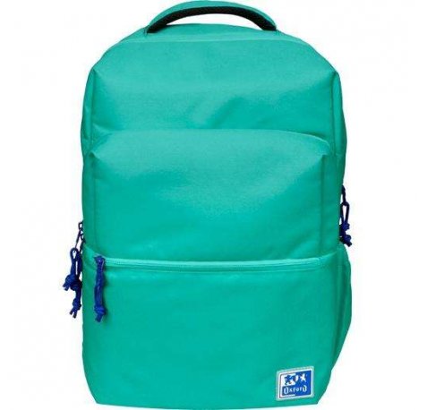 Oxford B-Ready Mochila Escolar - Tirantes Acolchados y Ajustables - Tamaño 42x30x15cm - Color Turquesa