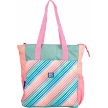 Oxford Tote Bag Convertible 2 en 1 Colorblock - Poliester Reciclado RPET - Capacidad de 30L - Versatil y Ecologico