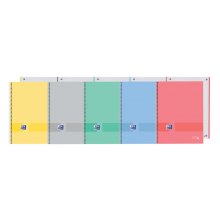 Oxford & You Europeanbook A4+ Tapa Extradura - 1 Linea Horizontal - 80 Hojas - Colores Surtidos (5 uds)