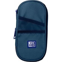 Oxford B-Max Estuche Portatodo Expandible - 1 Compartimento de Gran Capacidad - 2 Bolsillos Exteriores - Fabricado en Material Reciclado - Color Azul Marino