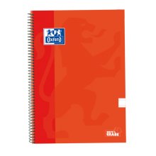 Oxford School Classic Cuaderno Espiral Tapa Extradura Write&Erase - Folio Pauta 2.5mm - 80 Hojas - Color Naranja (5 uds)