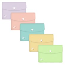 Oxford Broche Oxfurban A6 PP TR Past STD - Resistente y Duradero - Tamaño A6 - Ideal para Organizar Documentos - Colores Pastel (5 uds)