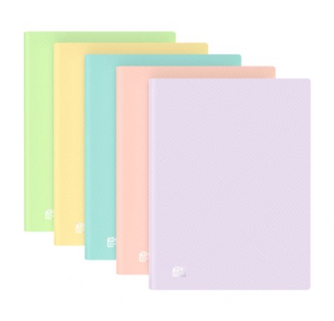 Oxford A4 20F PP TR Past St - Cuaderno de Notas con Tapa Dura - Formato A4 - 20 Hojas - Papel Resistente - Diseño Moderno y Elegante (10 uds)