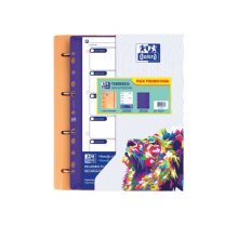 Oxford Europeanbinder Oxfcla A4 - Carpeta de Tamaño A4 - Incluye 10 Fundas Transparentes - con Etiqueta para Identificacion (10 uds)