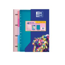 Oxford Europeanbinder Oxfl&G A4+Pp Sb+Sep Pas Sur - Carpeta de Tamaño A4+ con Separadores - Bolsillo de Polipropileno - Pasadores de Sujecion - Ideal para Organizar Documentos (10 uds)