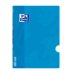 Oxford Libreta Grapada Openflex A4 - Tapa de Plastico Resistente - Grapada para Mayor Durabilidad - 1 Linea con Margen para Organizacion - 48 Hojas de Papel de Alta Calidad - Color Turquesa (10 uds)