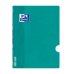 Oxford Libreta Grapada Openflex A4 - Tapa de Plastico Resistente - Grapada para Mayor Durabilidad - 1 Linea con Margen para Organizacion - 48 Hojas de Papel de Alta Calidad (10 uds)