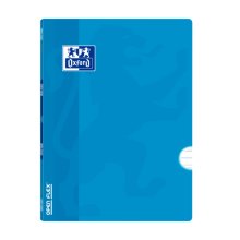 Oxford Libreta Grapada Openflex A4 - Tapa de Plastico Resistente - Grapada para Mayor Durabilidad - Pauta 3.5 con Margen para Escribir Ordenadamente - 48 Hojas de Papel de Alta Calidad - Color Turquesa (10 uds)