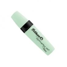 Pelikan Textmarker 490 Marcador Fluorescente - Ergonomico - Base de Agua - Punta Biselada con 3 Anchos de Trazo - Color Verde Pastel (10 uds)