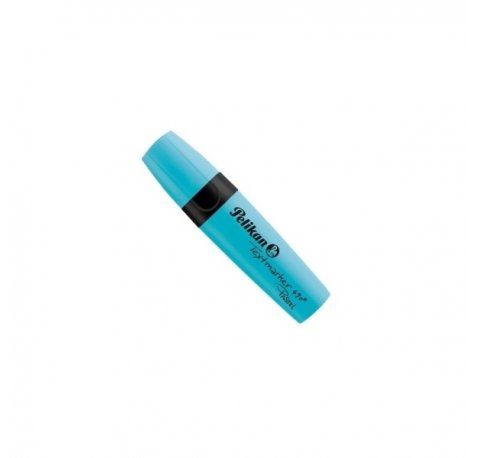 Pelikan Textmarker 490 Marcador Fluorescente - Ergonomico - Base de Agua - Punta Biselada con 3 Anchos de Trazo - Color Verde Agua (10 uds)