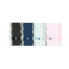 Oxford Live & Go Agenda Escolar 25/26 Espiral Semana Vista - Tamaño 8º - Tapa de Plastico Opaco - Esquinas Microperforadas - Espacio para Notas - Cierre con Goma - Colores Surtidos (8 uds)