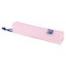 Oxford Live & Go Estuche Cuadrado Pequeño - Material Acolchado - Goma Elastica para unirlo al Cuaderno - Color Rosa