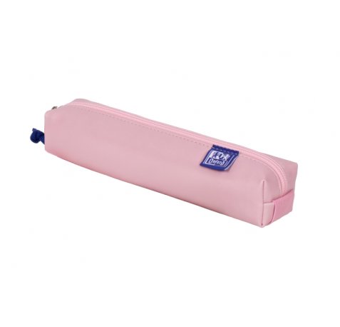 Oxford Kangoo & You Estuche Cuadrado Pequeño - Fabricados en Napa - Goma Elastica para unirlo al Cuaderno - Color Rosa (5 uds)