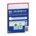 Oxford Pack de 30 FlashCards 2.0 - Formato A5 - Cuadricula 5x5mm - Cartulina de 250g - Digitalizacion de Textos con App - Color Rojo